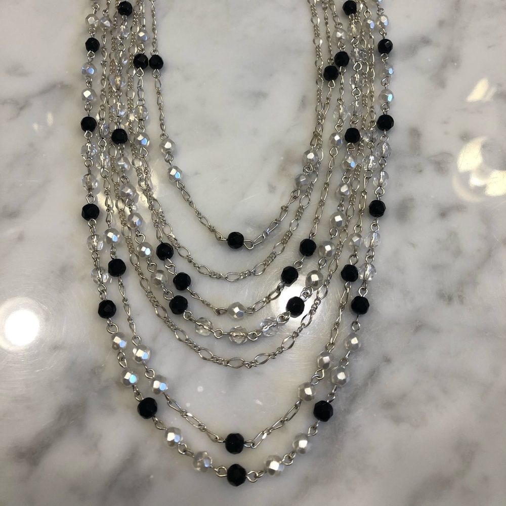 White House Black Market silver necklace